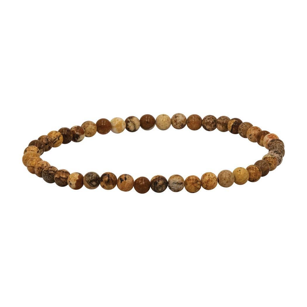 Mini Gemstone 4mm Beaded Stretch Bracelets | 43 Colors!