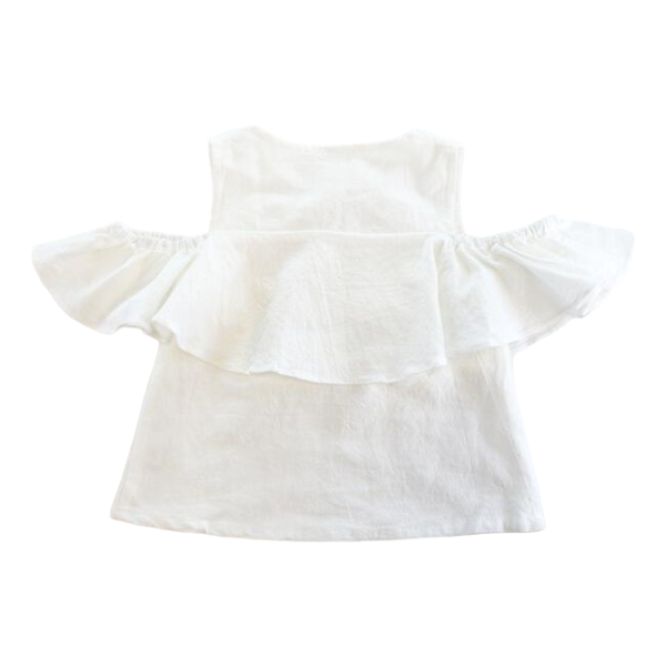 Cold Shoulder Lacing Blouse (2 Colors)