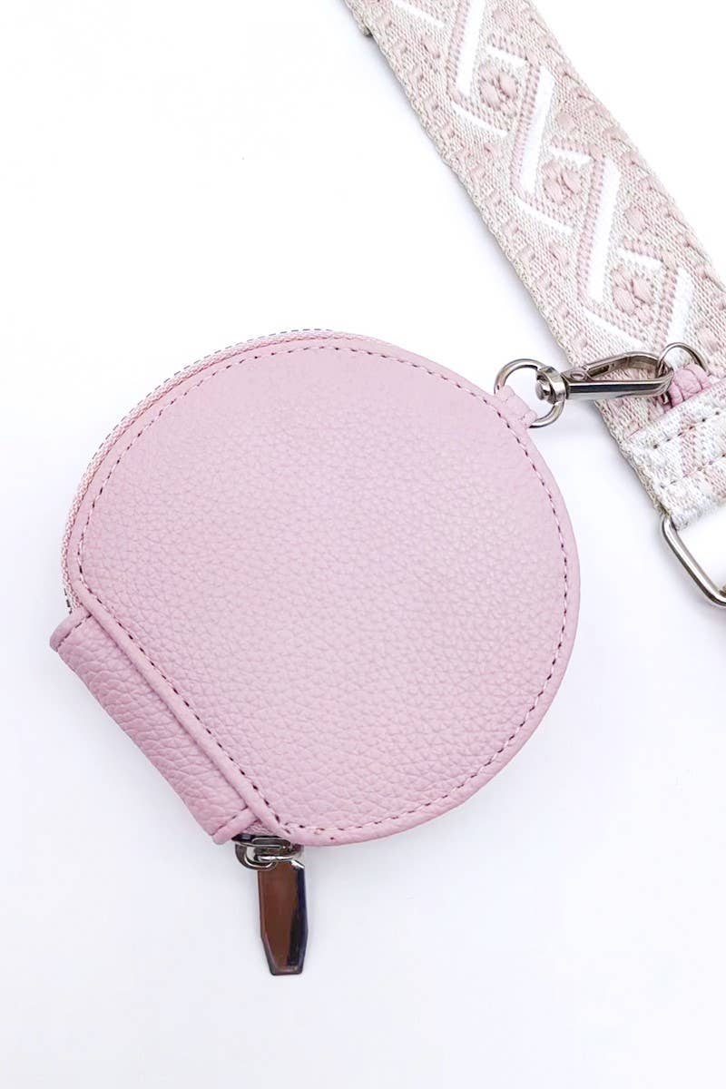 ',,,, Vegan Leather Woven Weaved Crossbody Shoulder Bag
