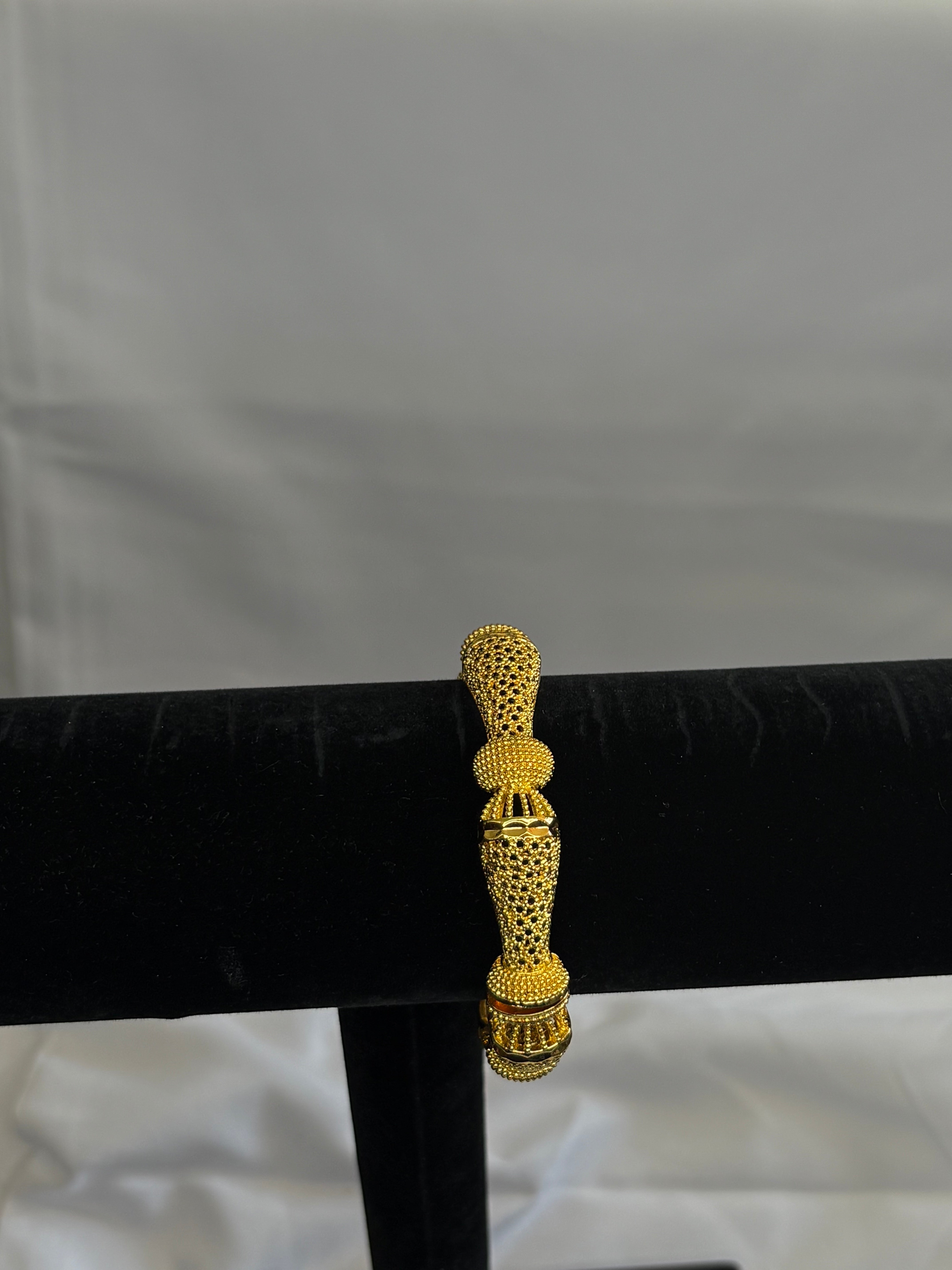 Gold plated bangle