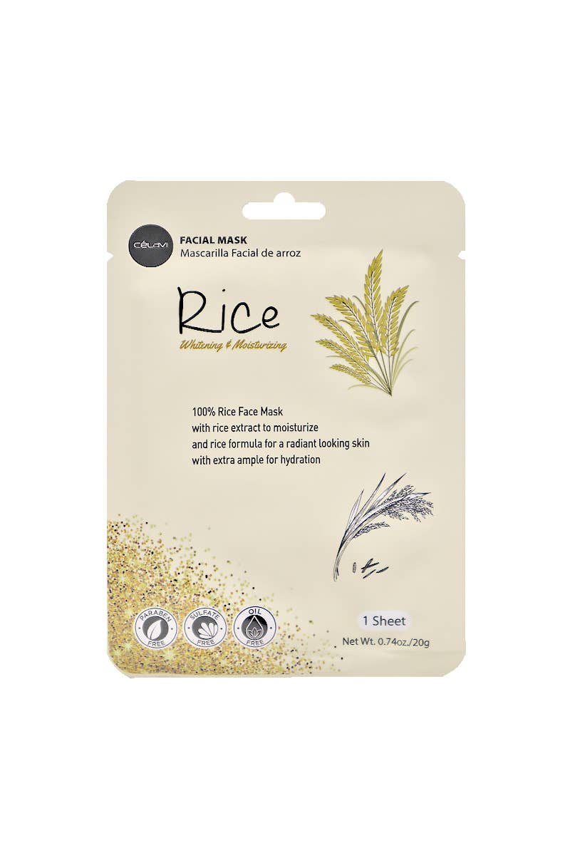 Celavi Rice Facial Mask Brightening