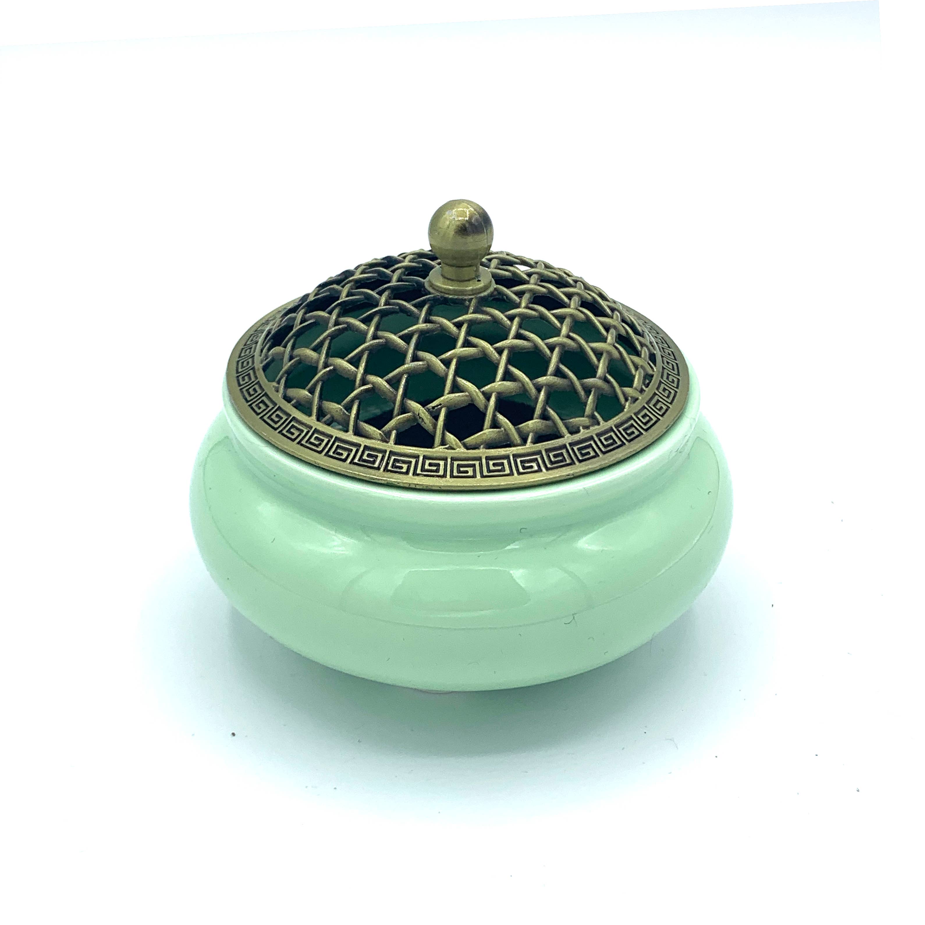 Charcoal Incense Burner, for resins, powders, & loose blends