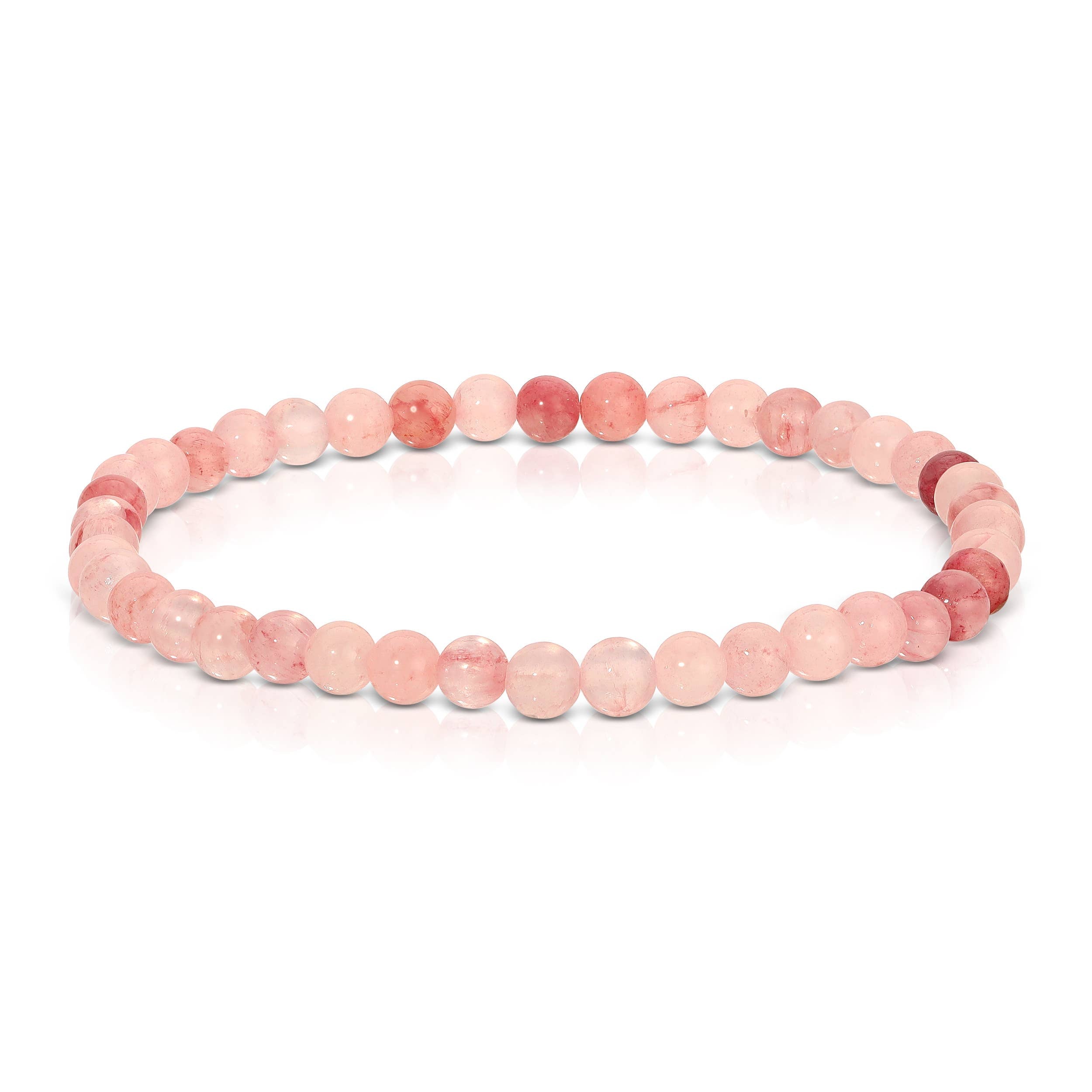 Mini Gemstone 4mm Beaded Stretch Bracelets | 43 Colors!