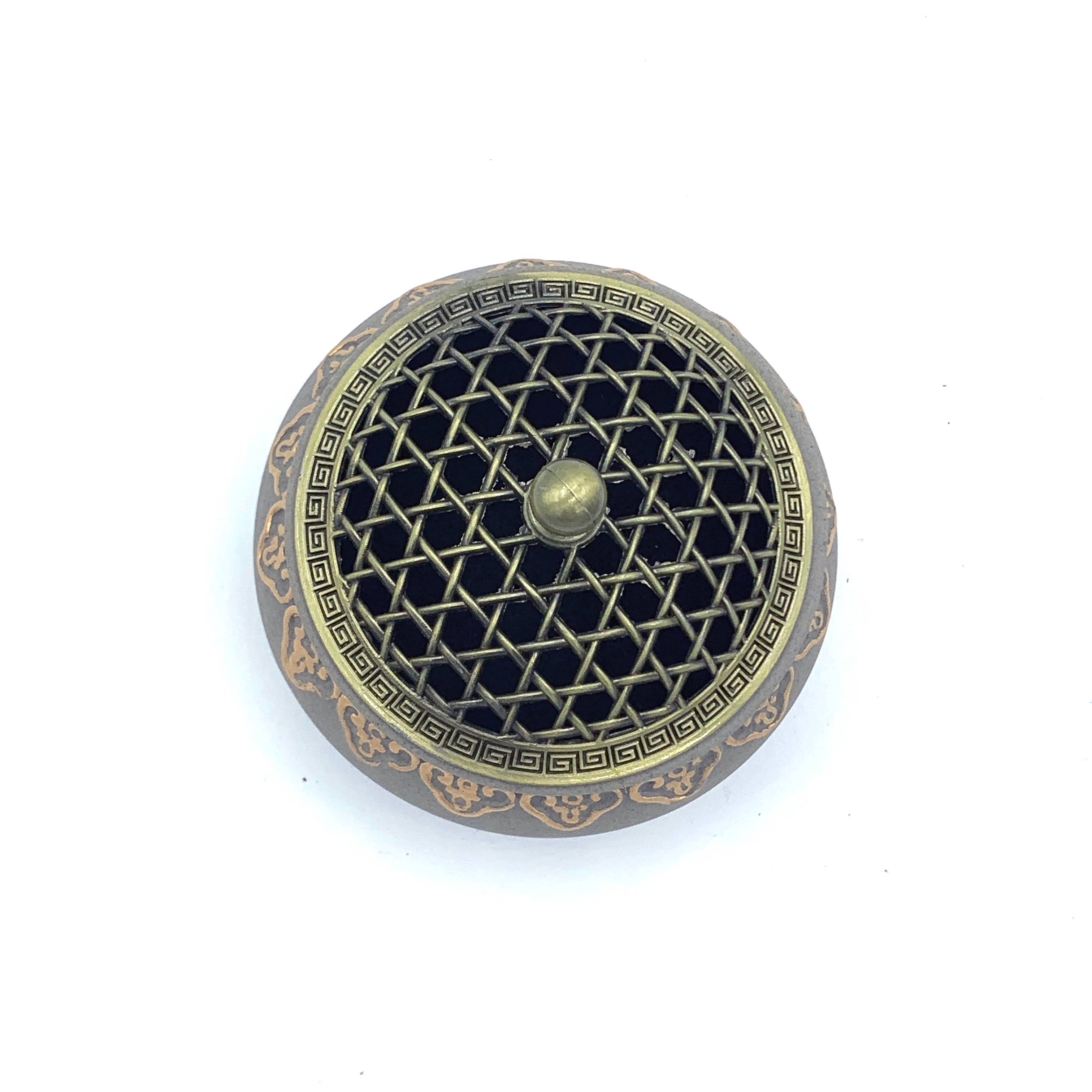 Charcoal Incense Burner, for resins, powders, & loose blends