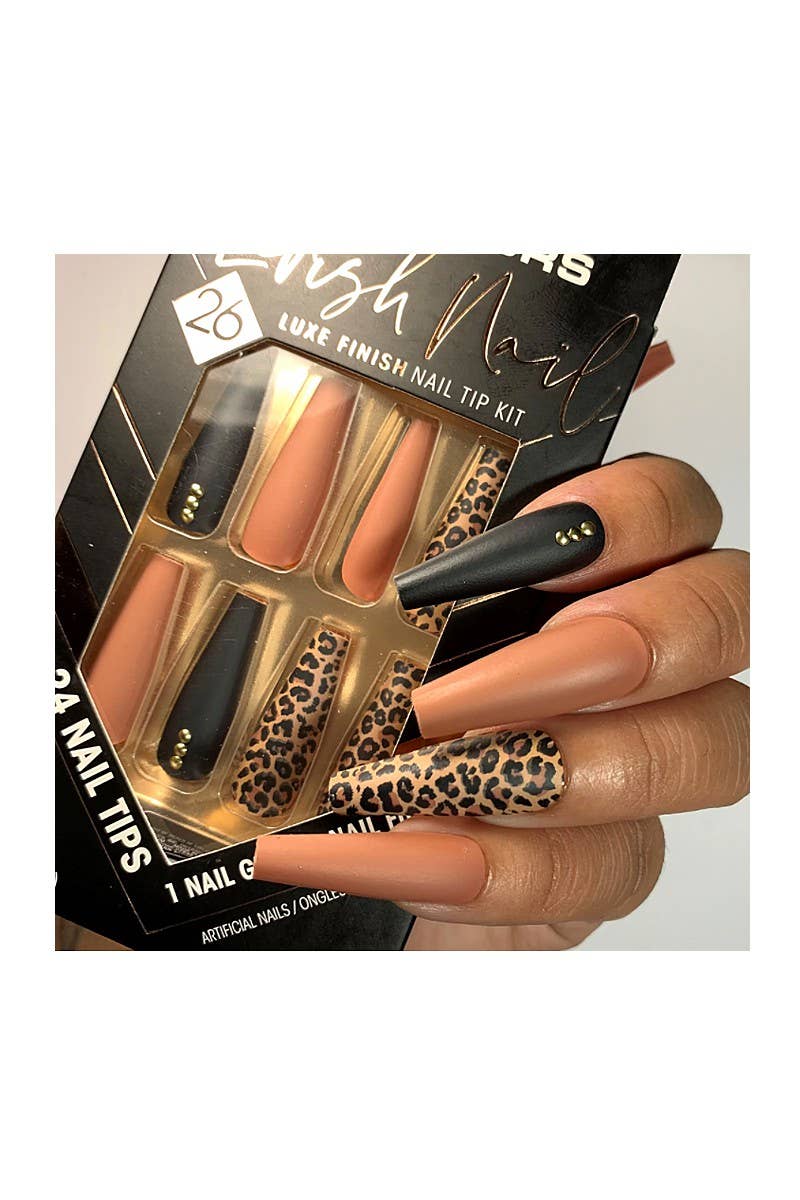 LA Colors Lavish Luxe Nail Tip Kit Wild Rush