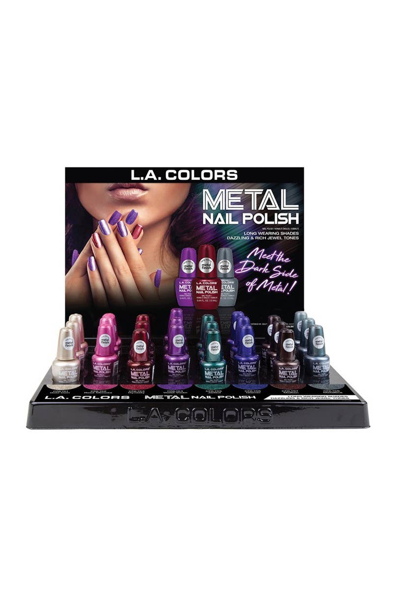 LA Colors Dark Metal Nail Polish Set