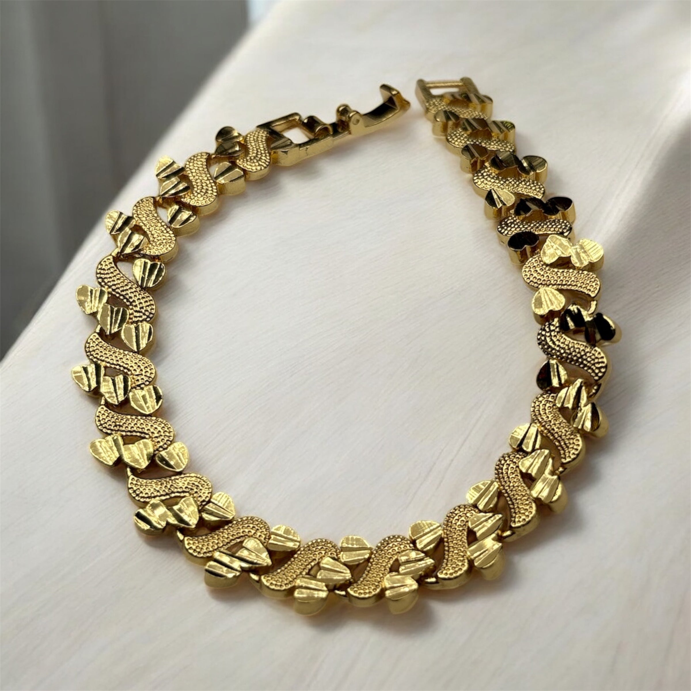 Gold plated bracelet