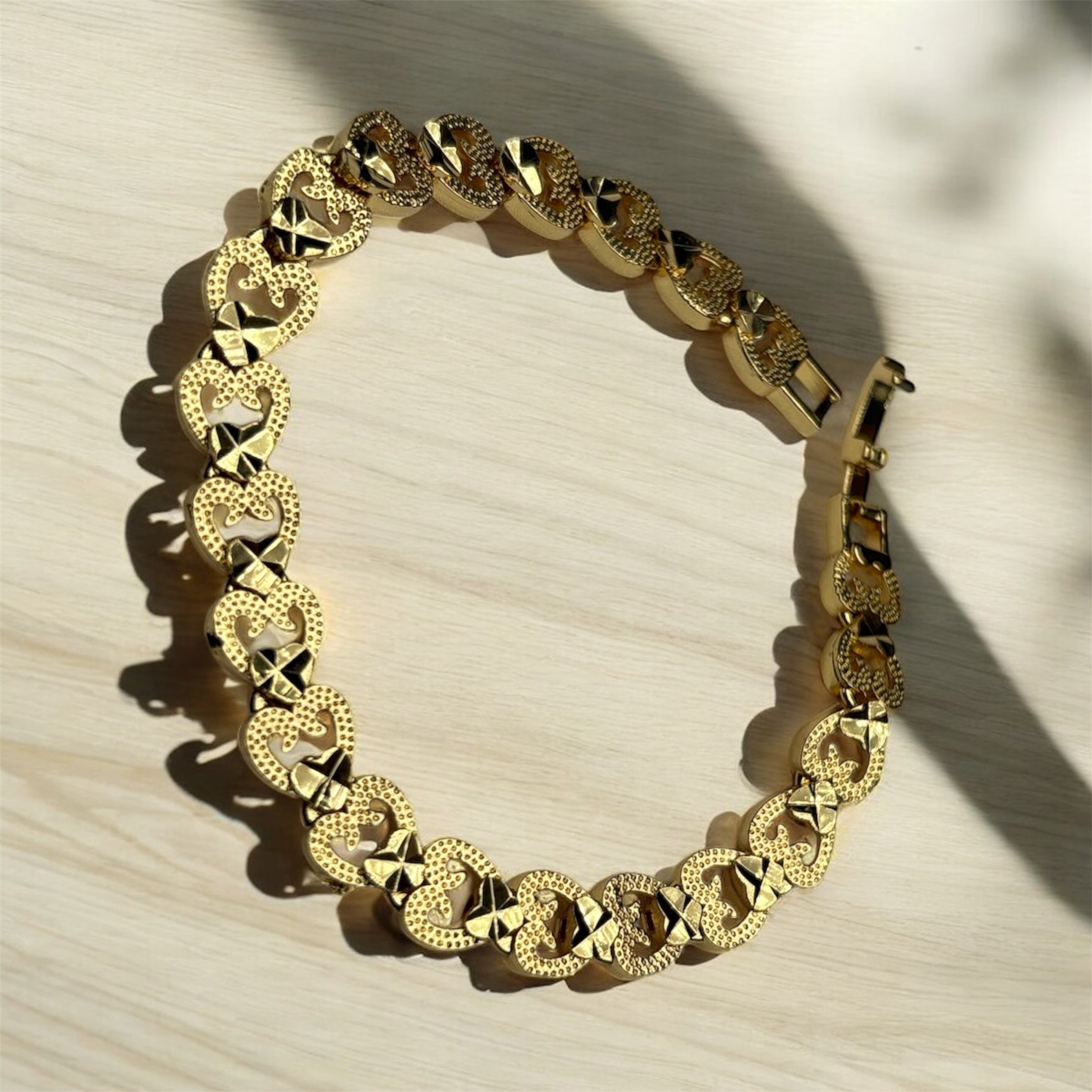 Gold plated bracelet