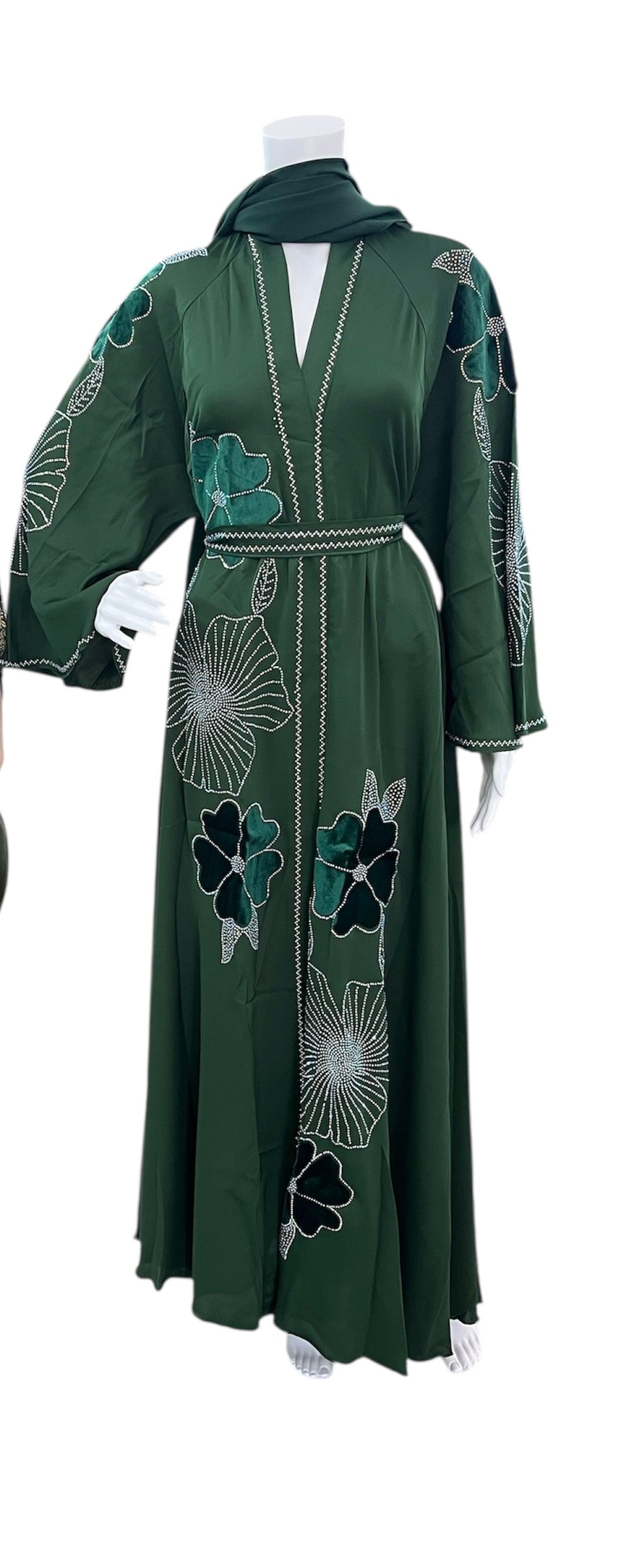 Abaya with belt