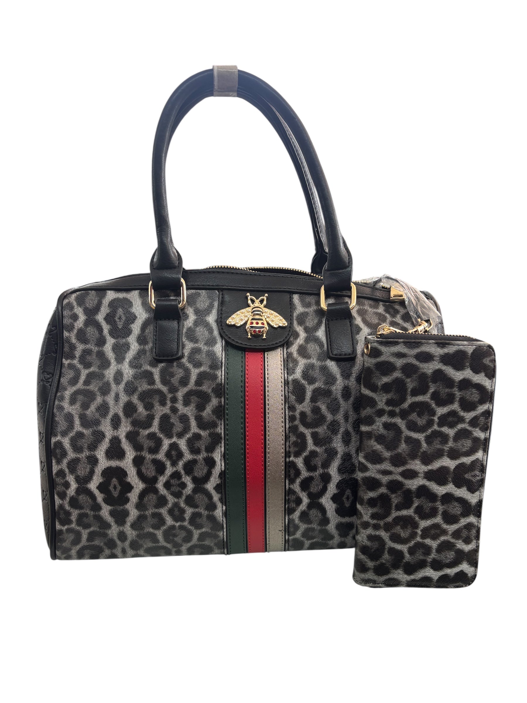 Handbag with wallet and strap