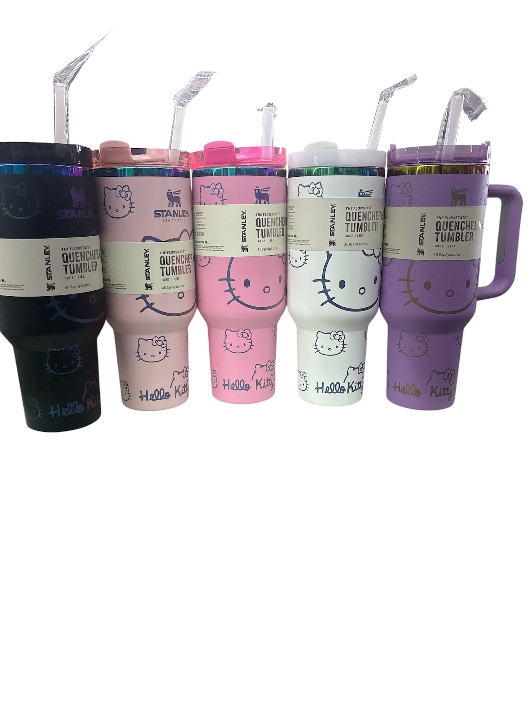 Hello Kitty Cartoon Custom Stanley Cup 40 oz Tumbler With Handle.