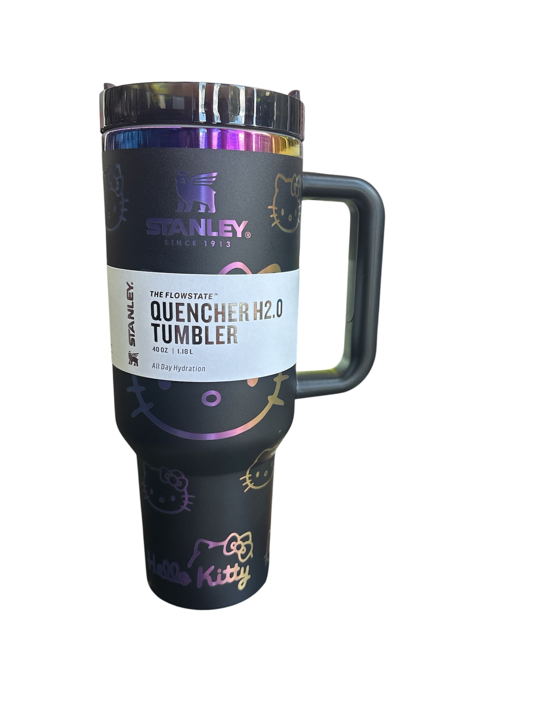 Hello Kitty Cartoon Custom Stanley Cup 40 oz Tumbler With Handle.
