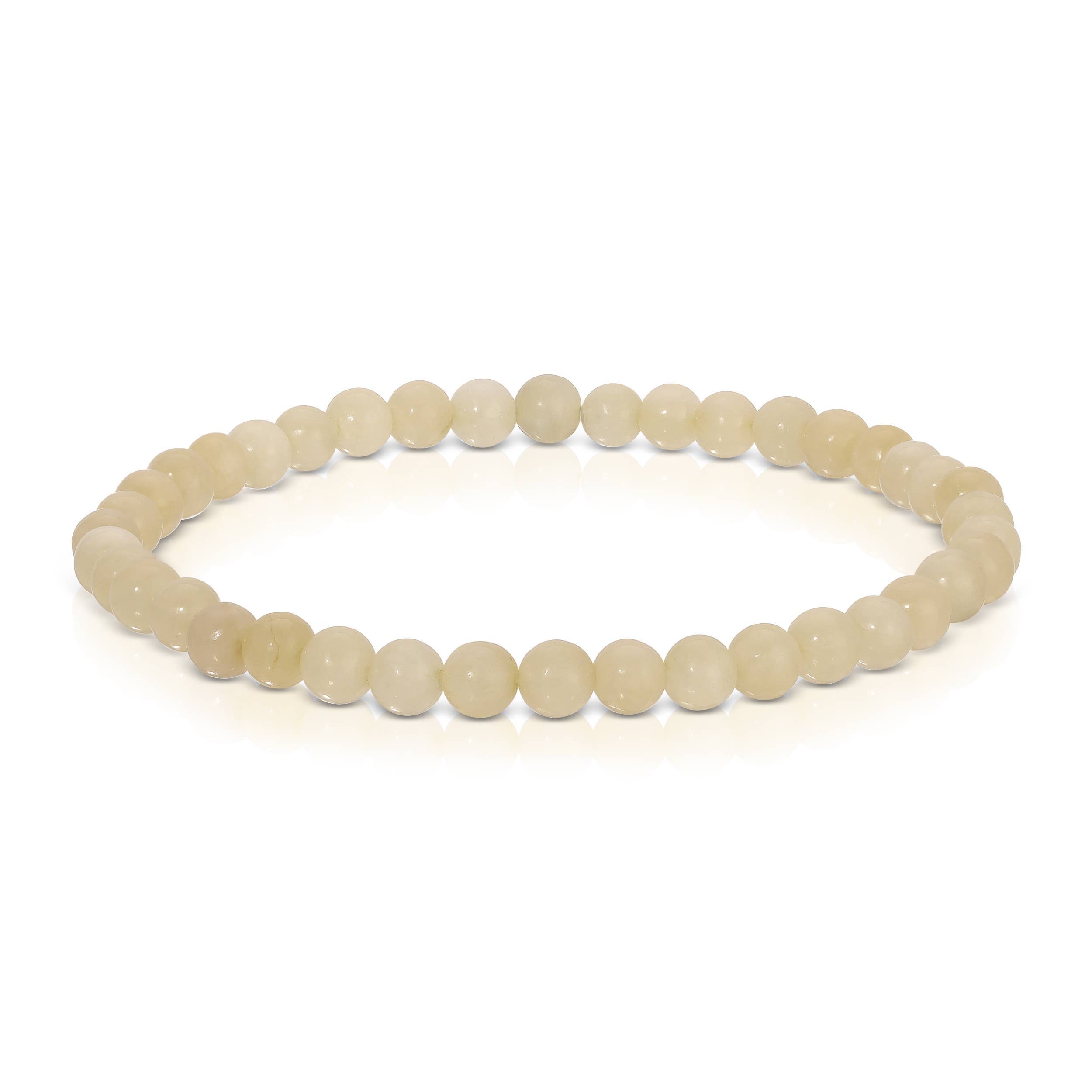 Mini Gemstone 4mm Beaded Stretch Bracelets | 43 Colors!