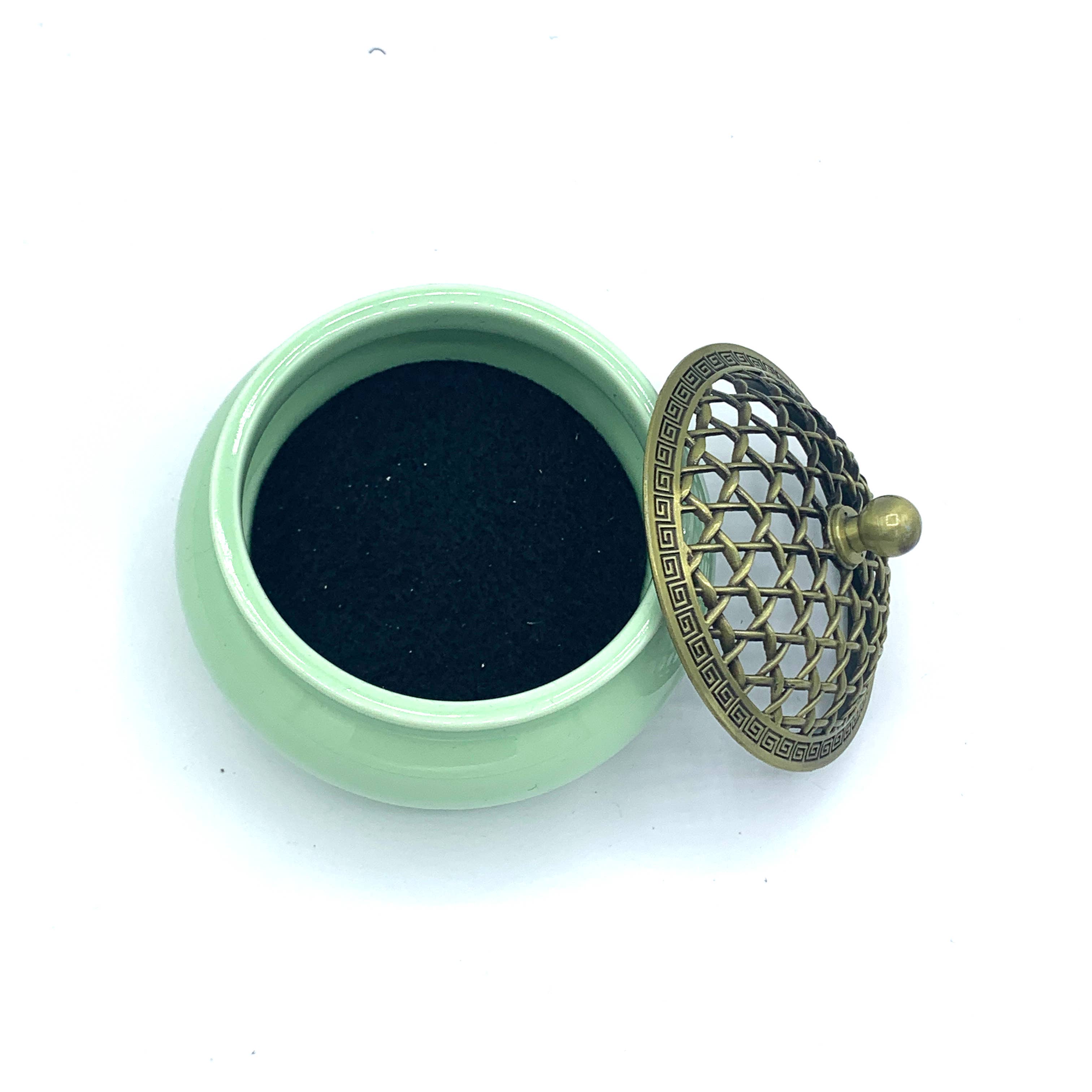 Charcoal Incense Burner, for resins, powders, & loose blends