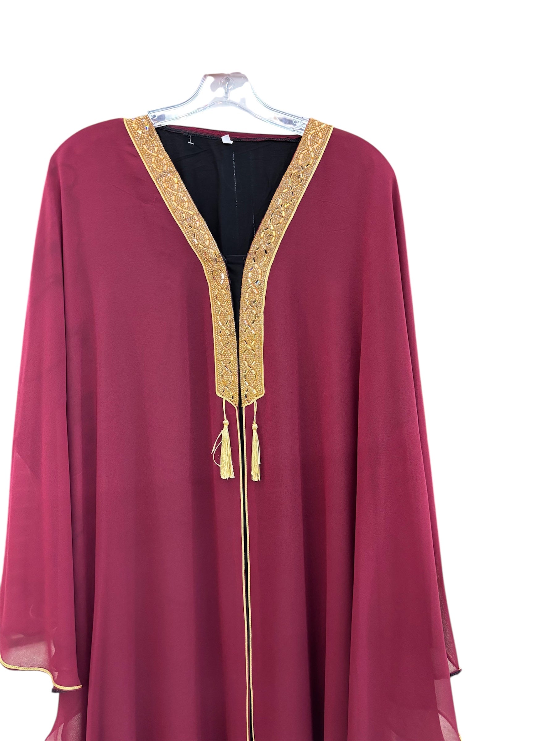 Abaya with a Hanging Overcoat look