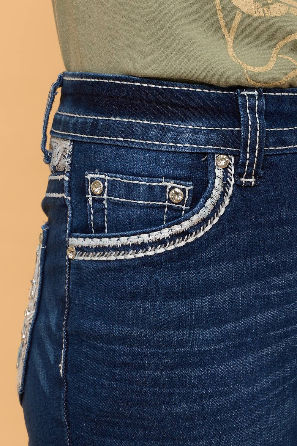 BOOTCUT STRETCHY RODEO COUNTRY WESTERN JEANS