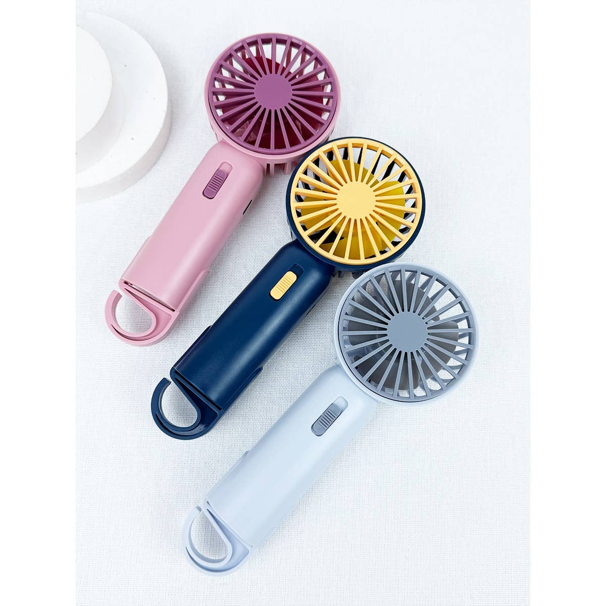 Portable Hand Fan with Pull out Stand
