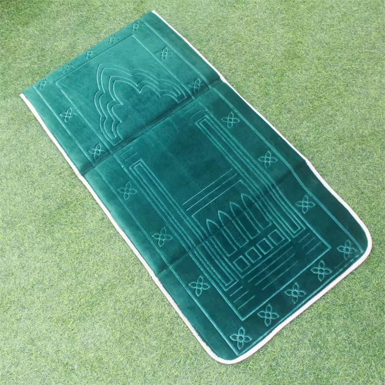 Prayer mat with back rest