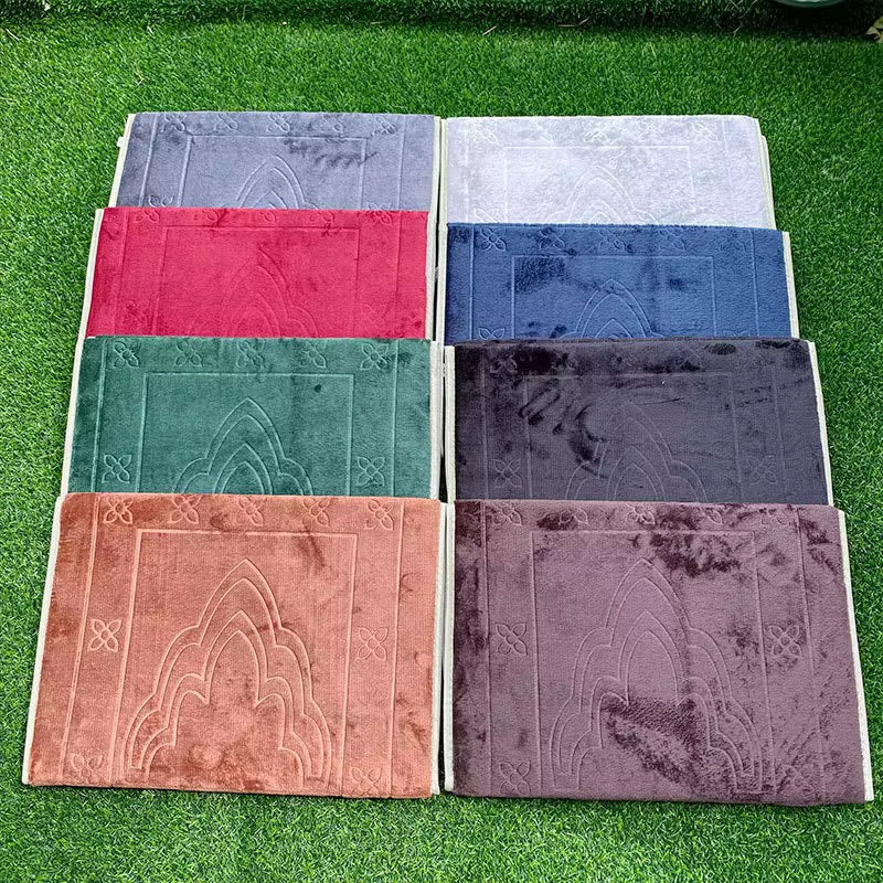 Prayer mat with back rest