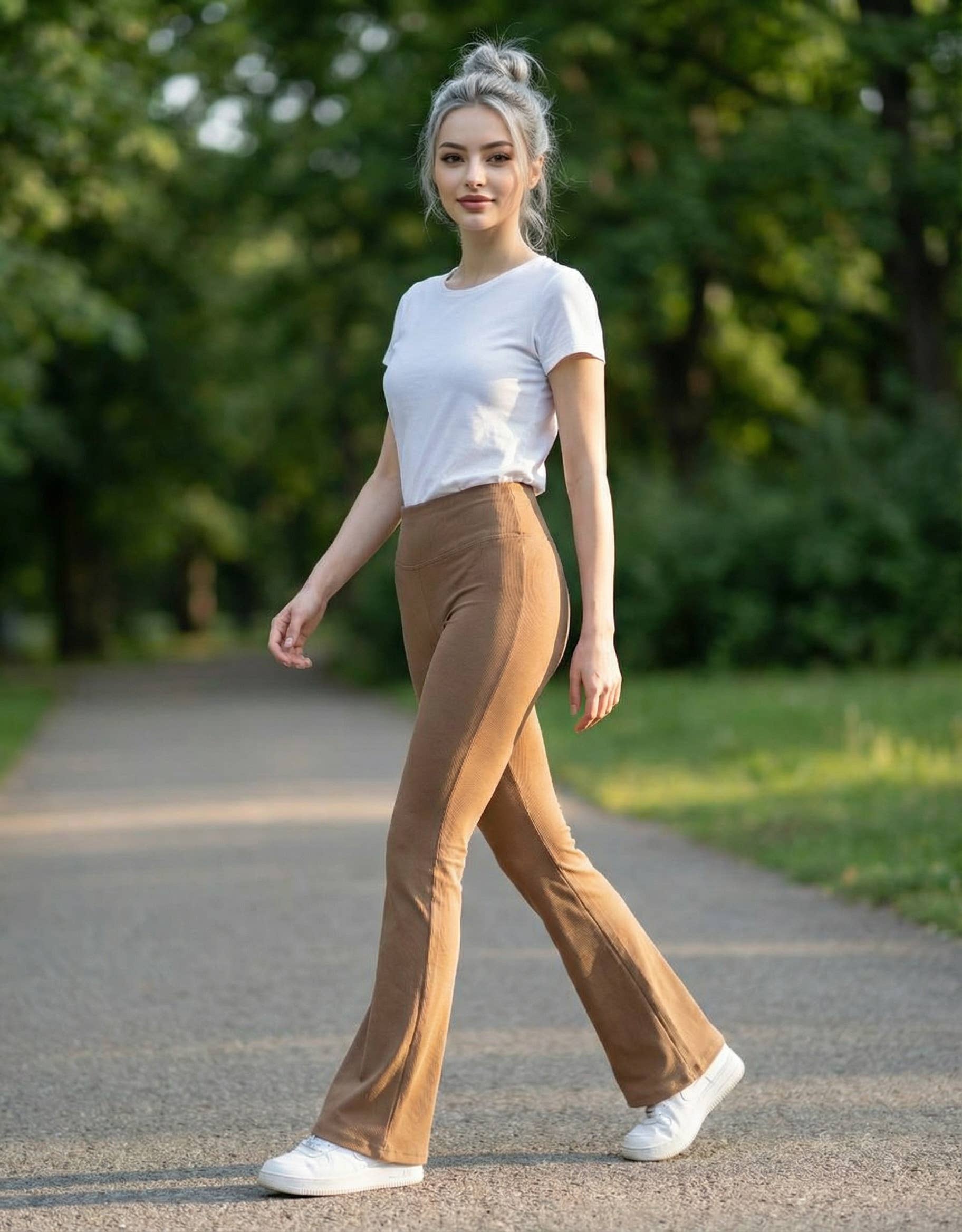 Flare Leg High Waist Yoga Pants