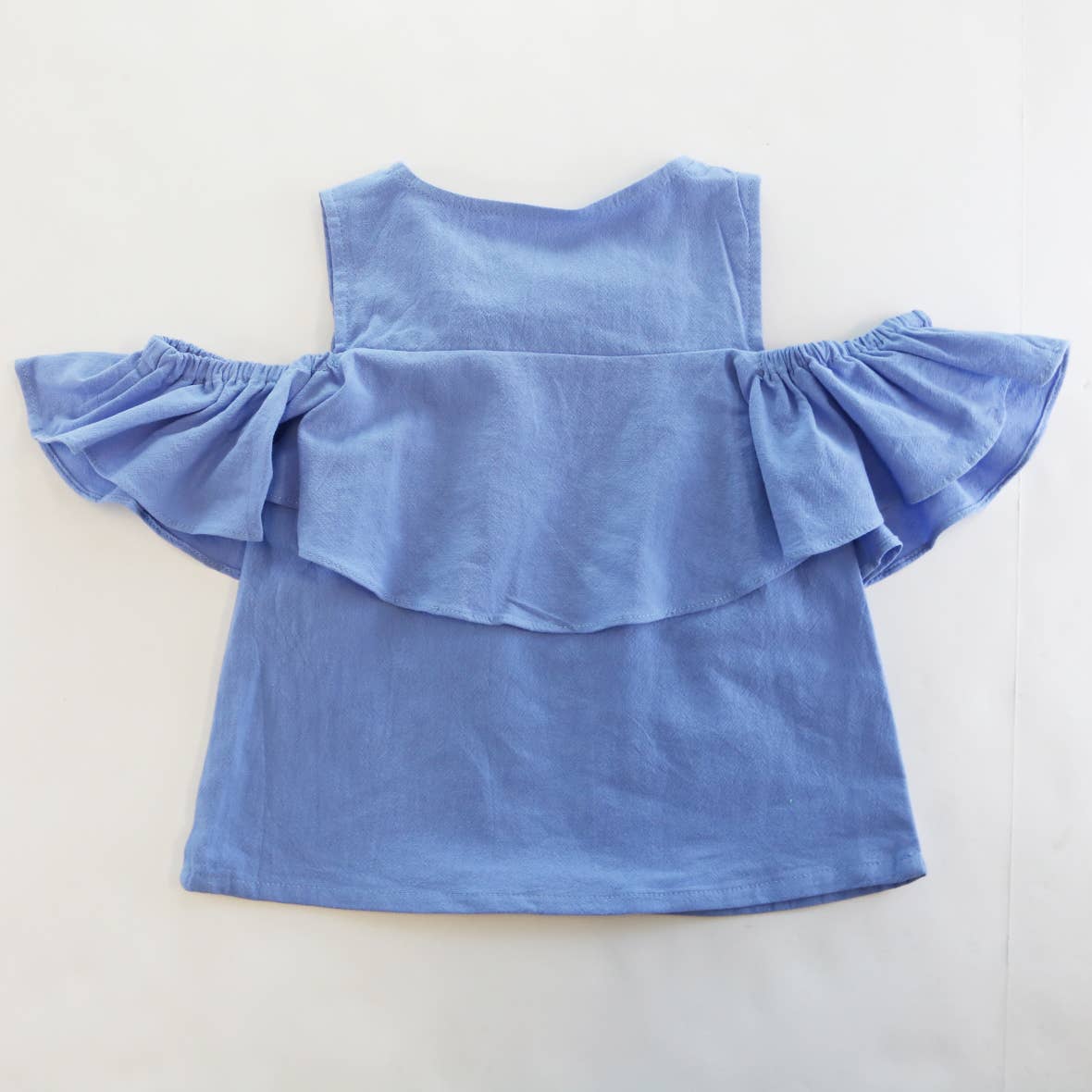 Cold Shoulder Lacing Blouse (2 Colors)