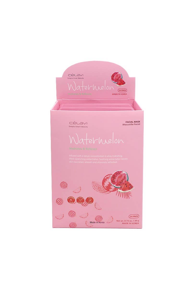 Celavi Watermelon Facial Mask Hydrating