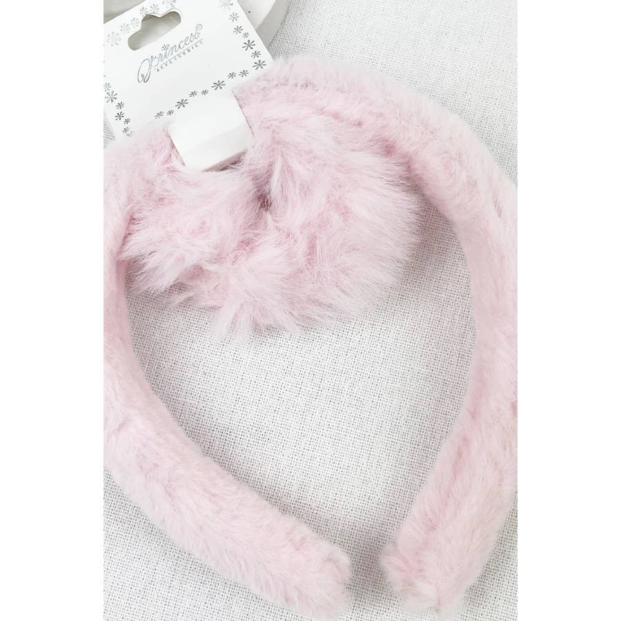 Soft Plushy Fuzzy Headband and Scrunchie Set