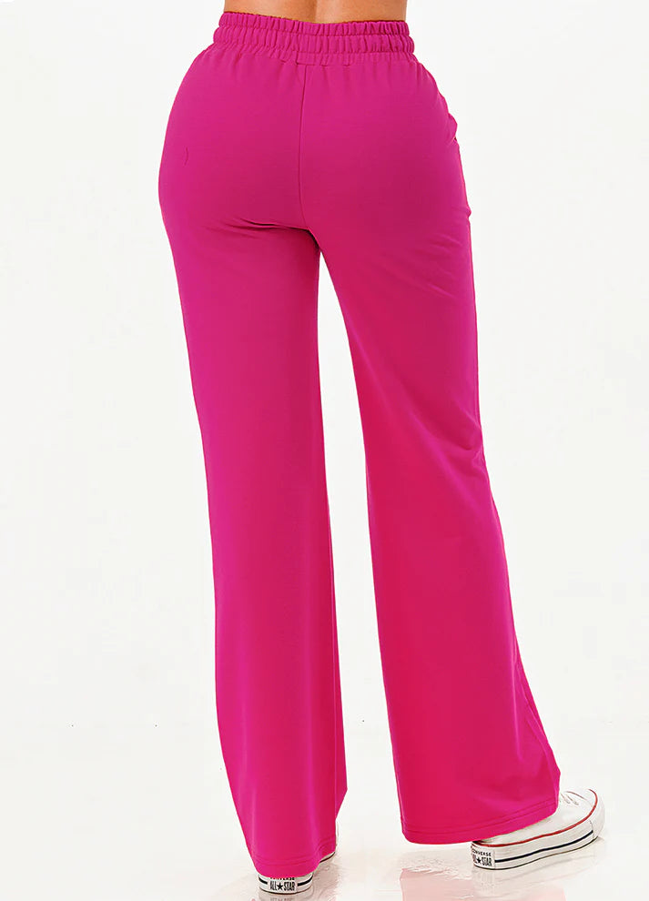 WIDE LEG SWEAT PANTS