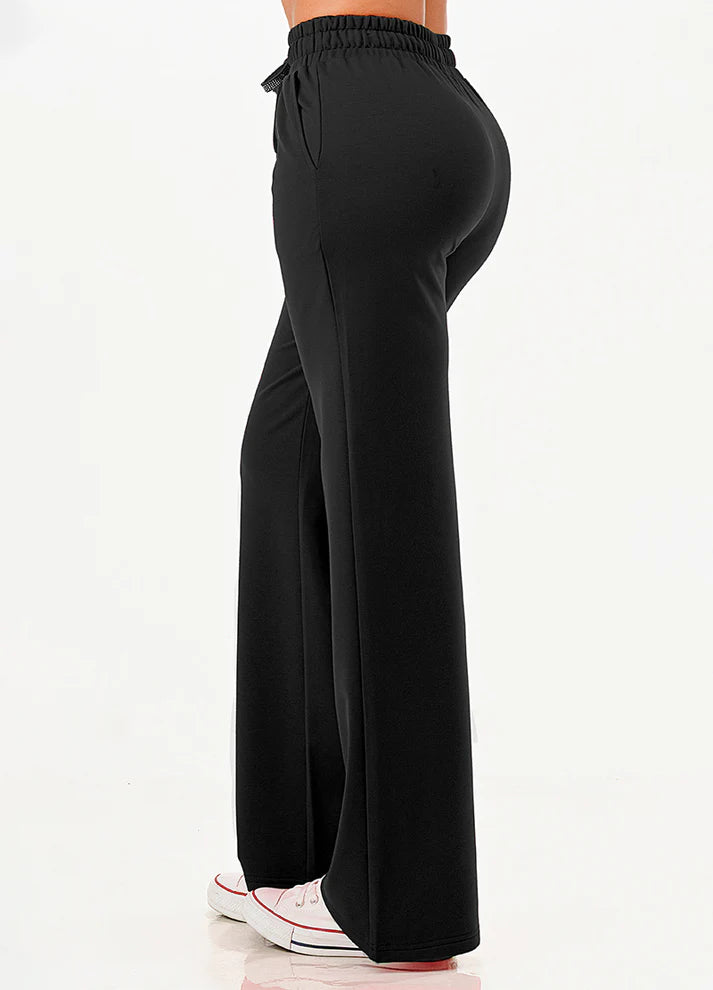 WIDE LEG SWEAT PANTS