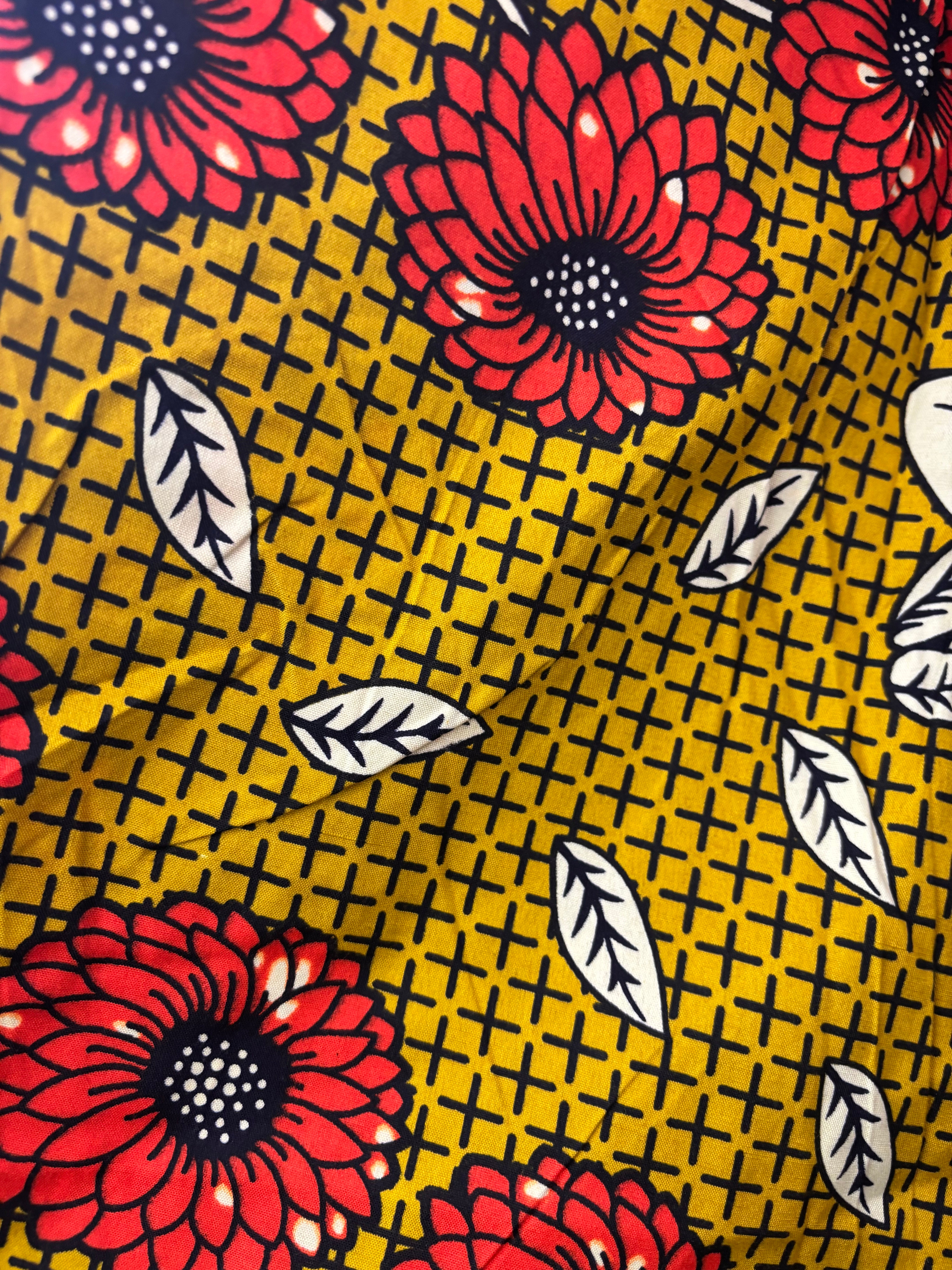 African wrap around dress 2pc