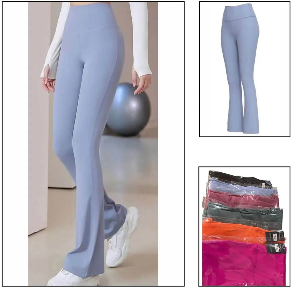 Women's Flare Leg High Waist Pants