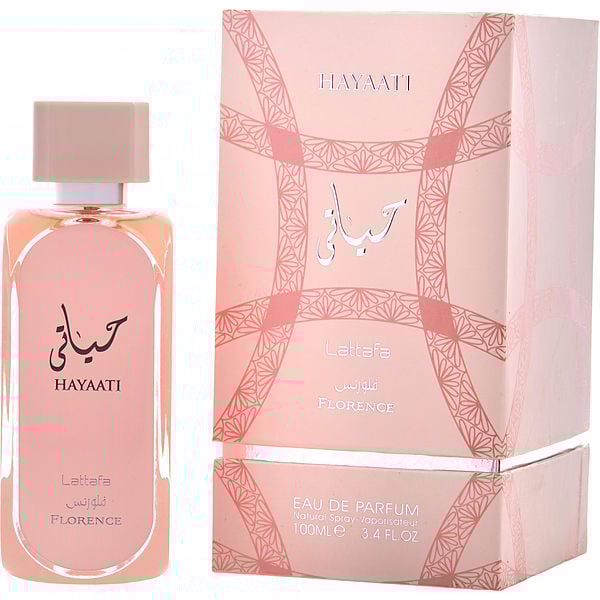 Lattafa Hayaati Florence for Women Eau de Parfum Spray, 3.4 Ounce