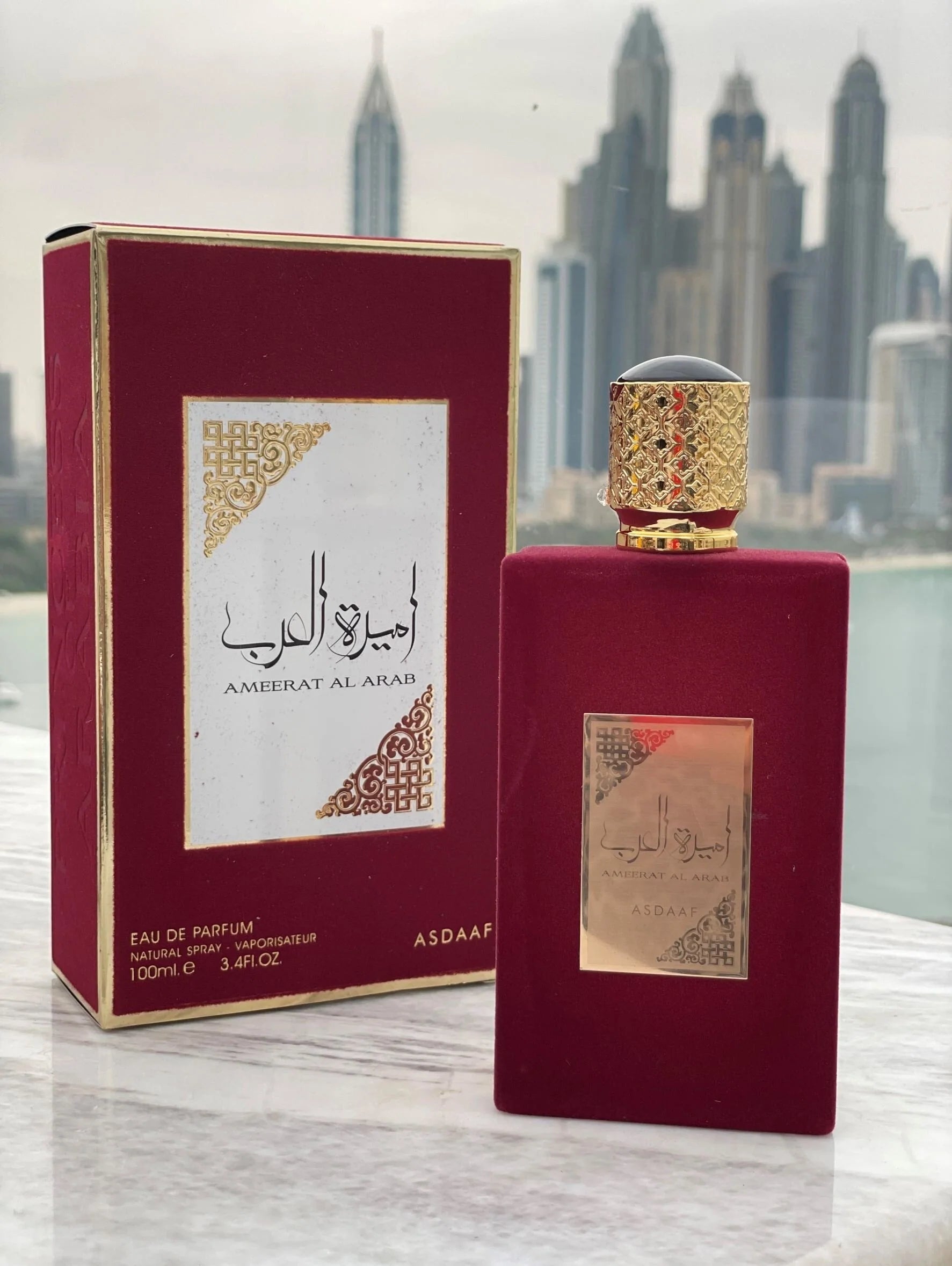 Asdaaf Ameerat Al Arab Eau de Parfum Spray for Women, 3.4 Ounce