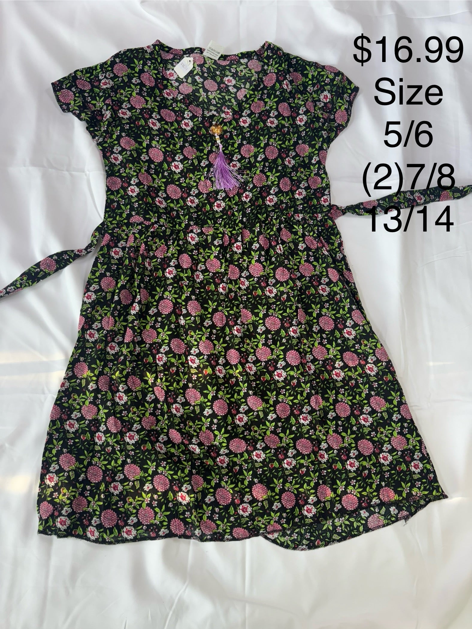 Kids Dress with belt