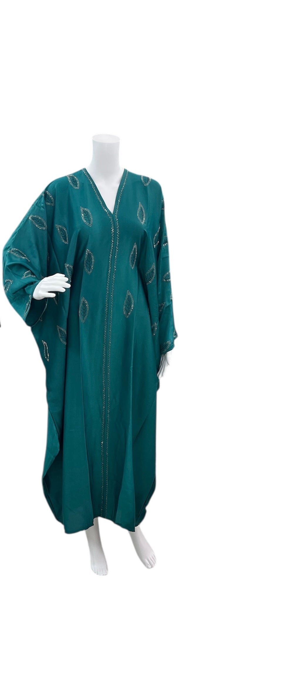 Teal Abaya with inner belt