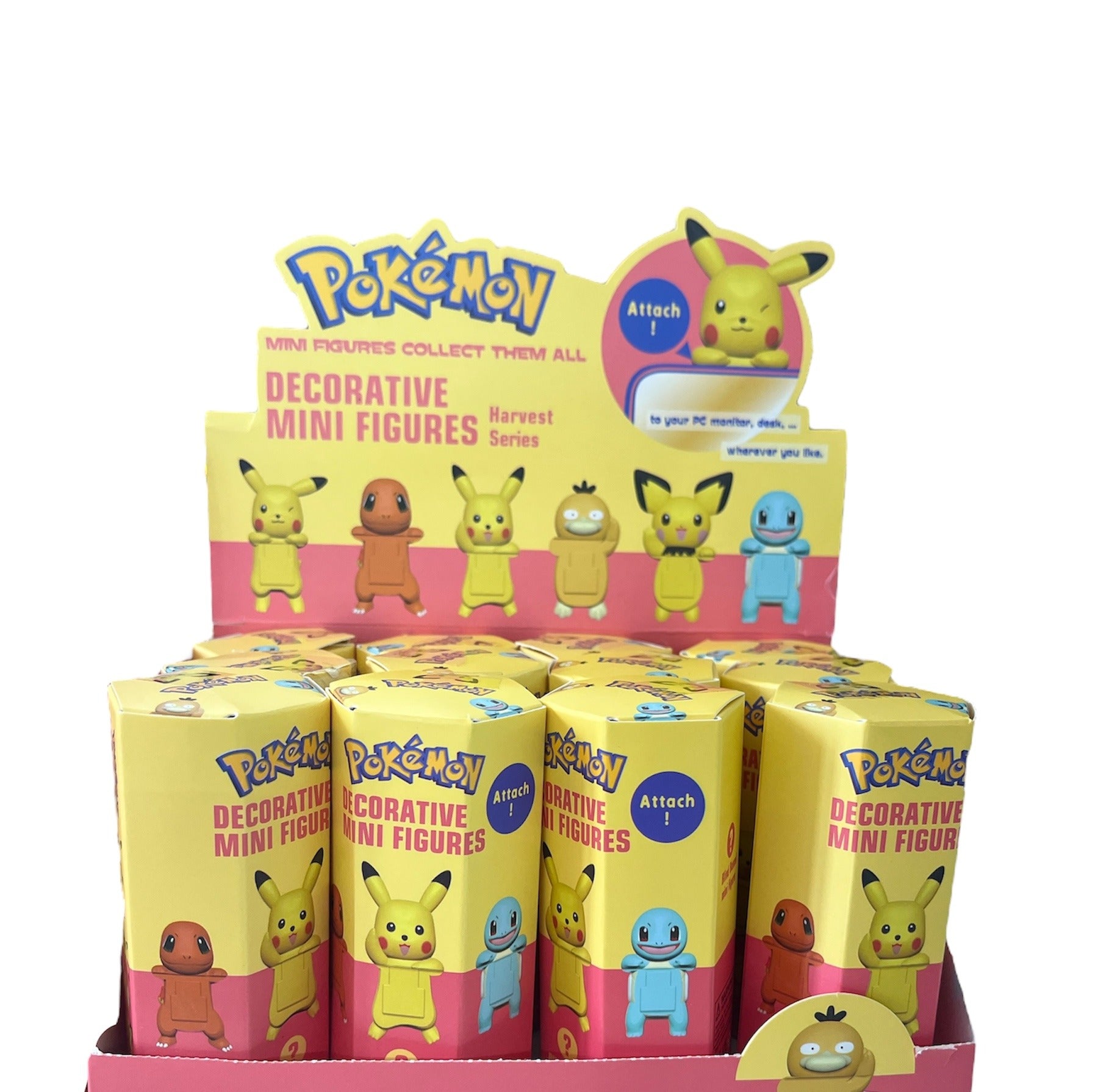 pokemon decorative figures attachable to phone desk etc.. blind box