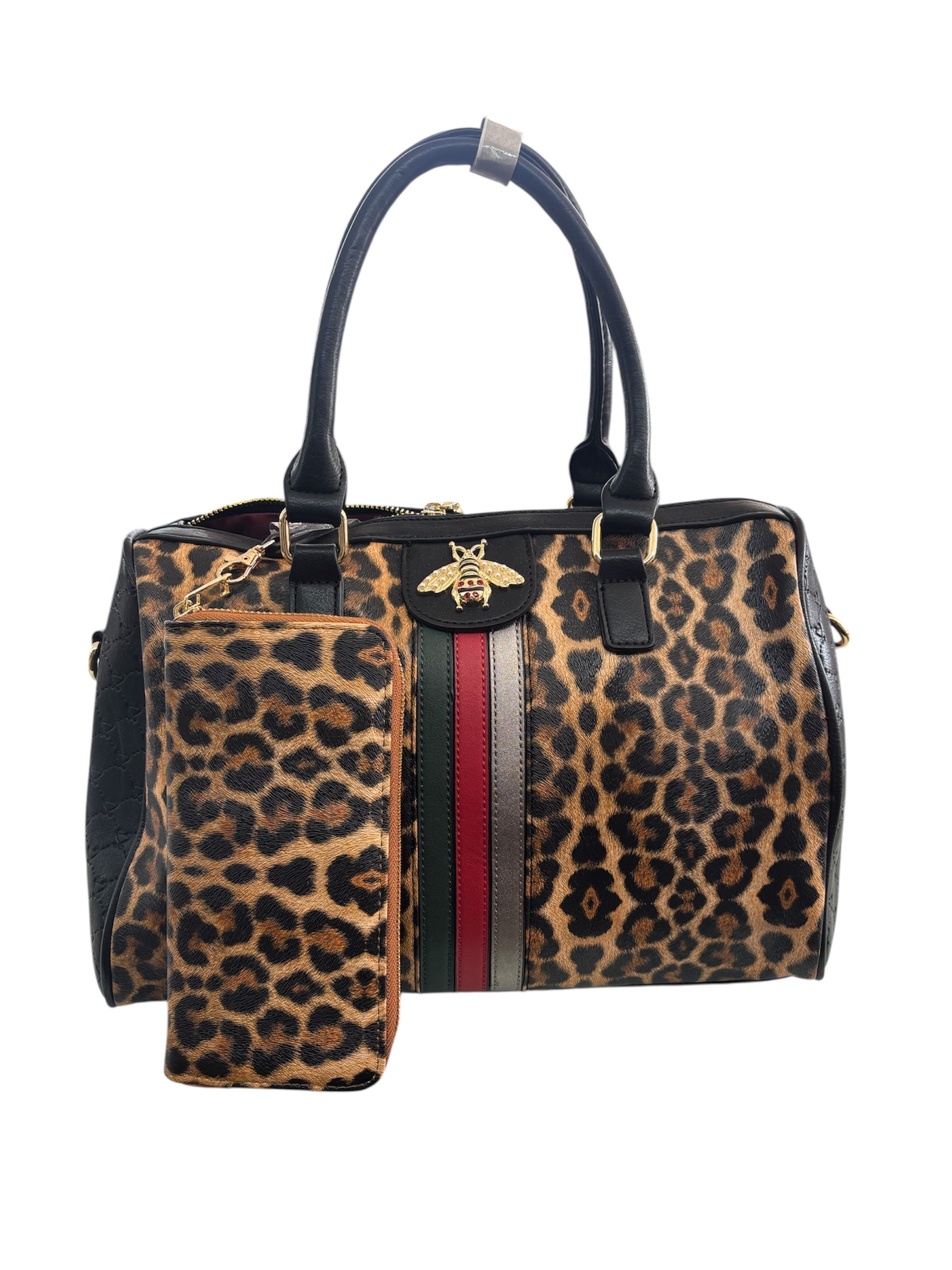 Handbag with wallet and strap