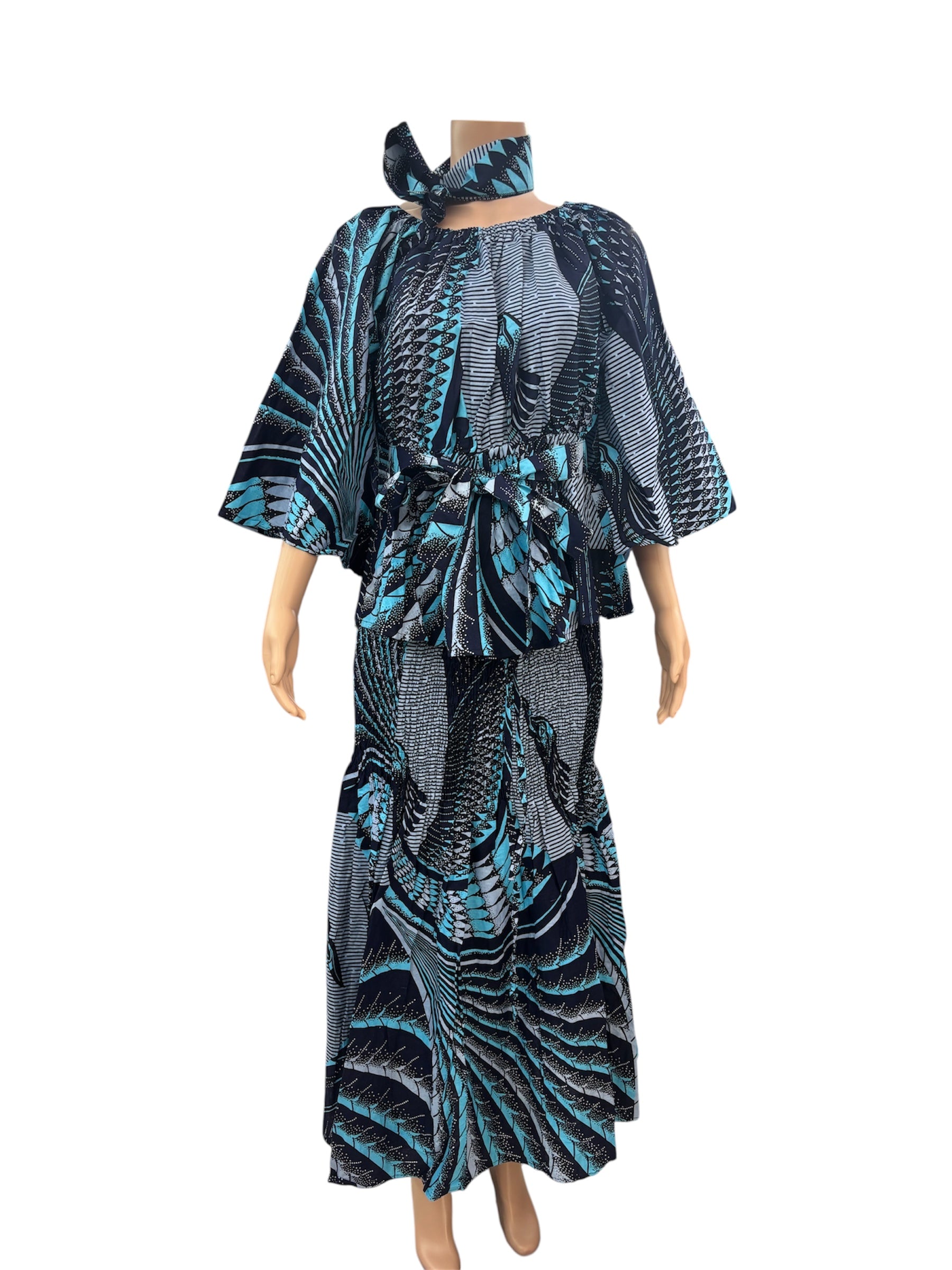 women's african wear 4 pc outfit