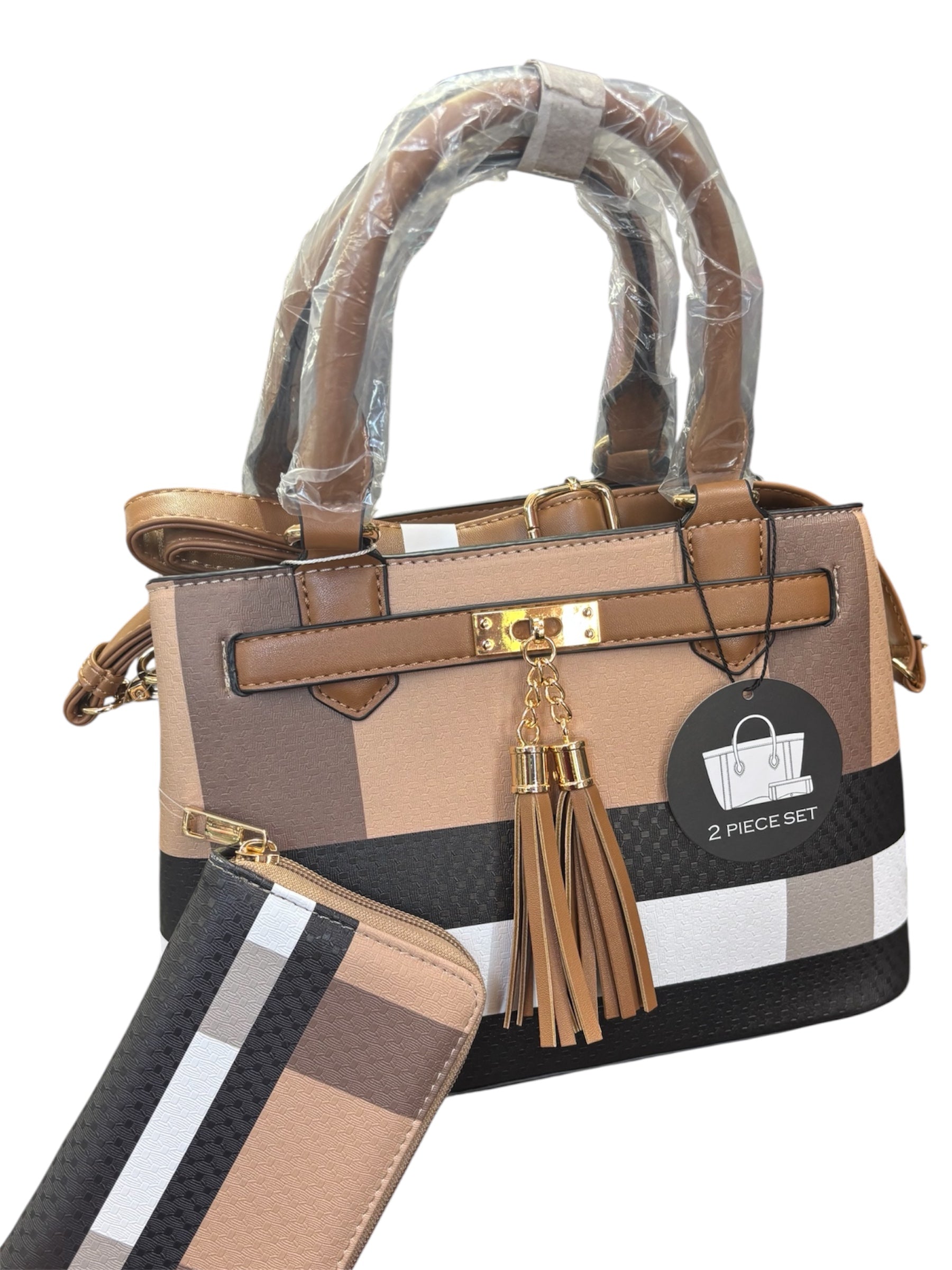 Handbag with crossbody and coin purse