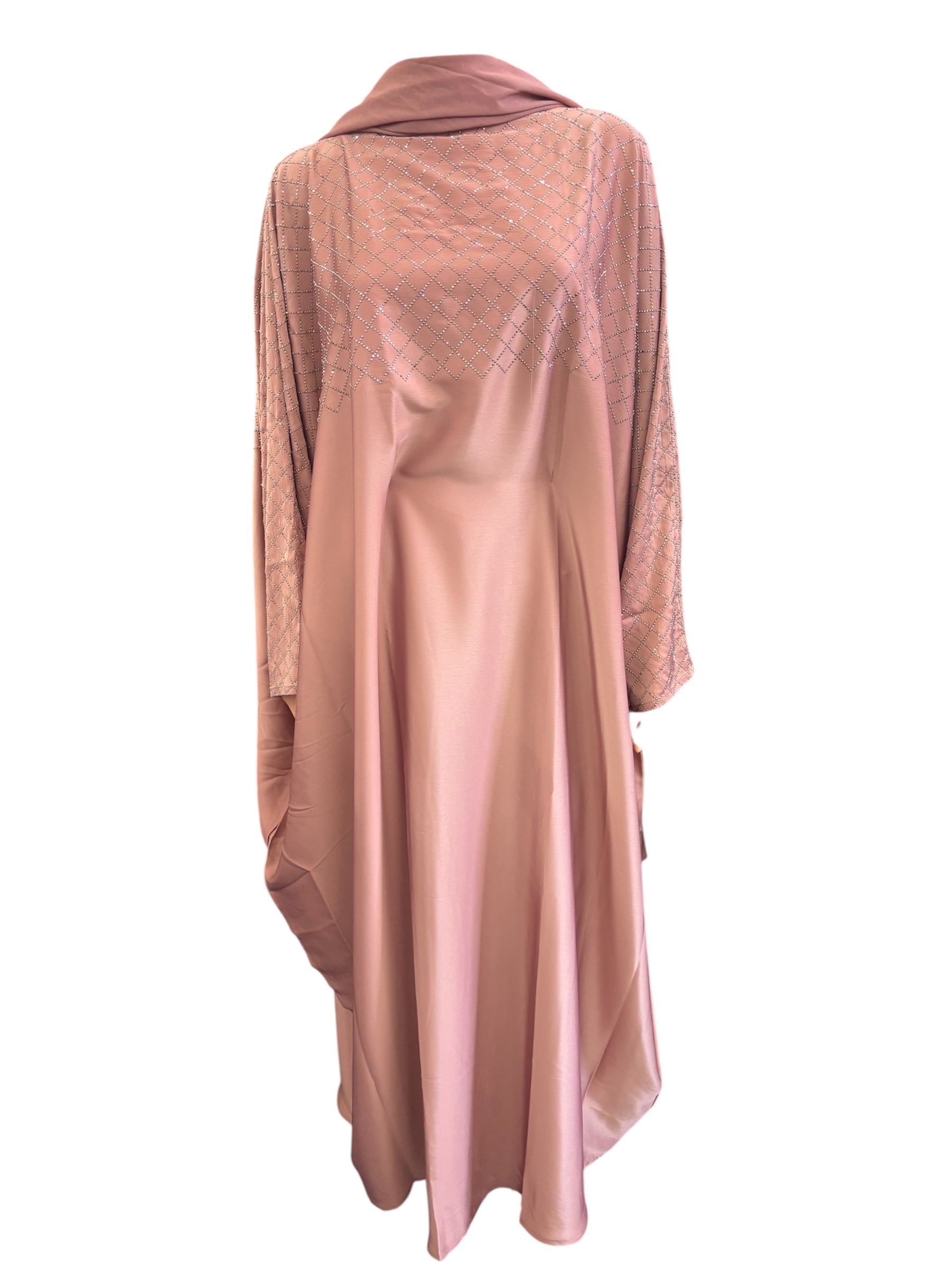 Silky Abaya with inner belt