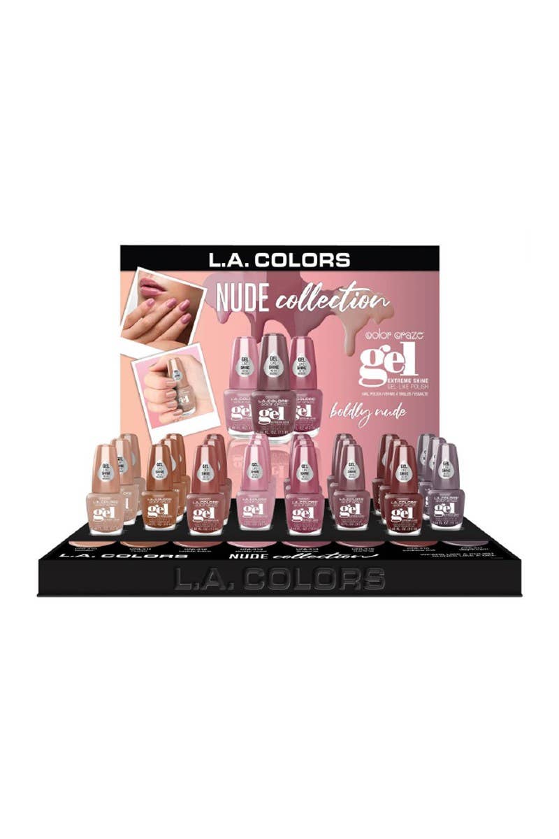 LA Colors  Boldly Nude Gel Polish Set