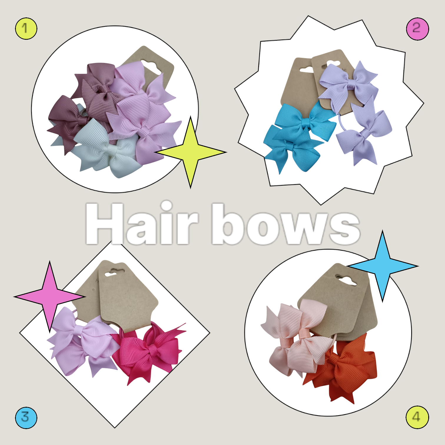 Toddler hair bows