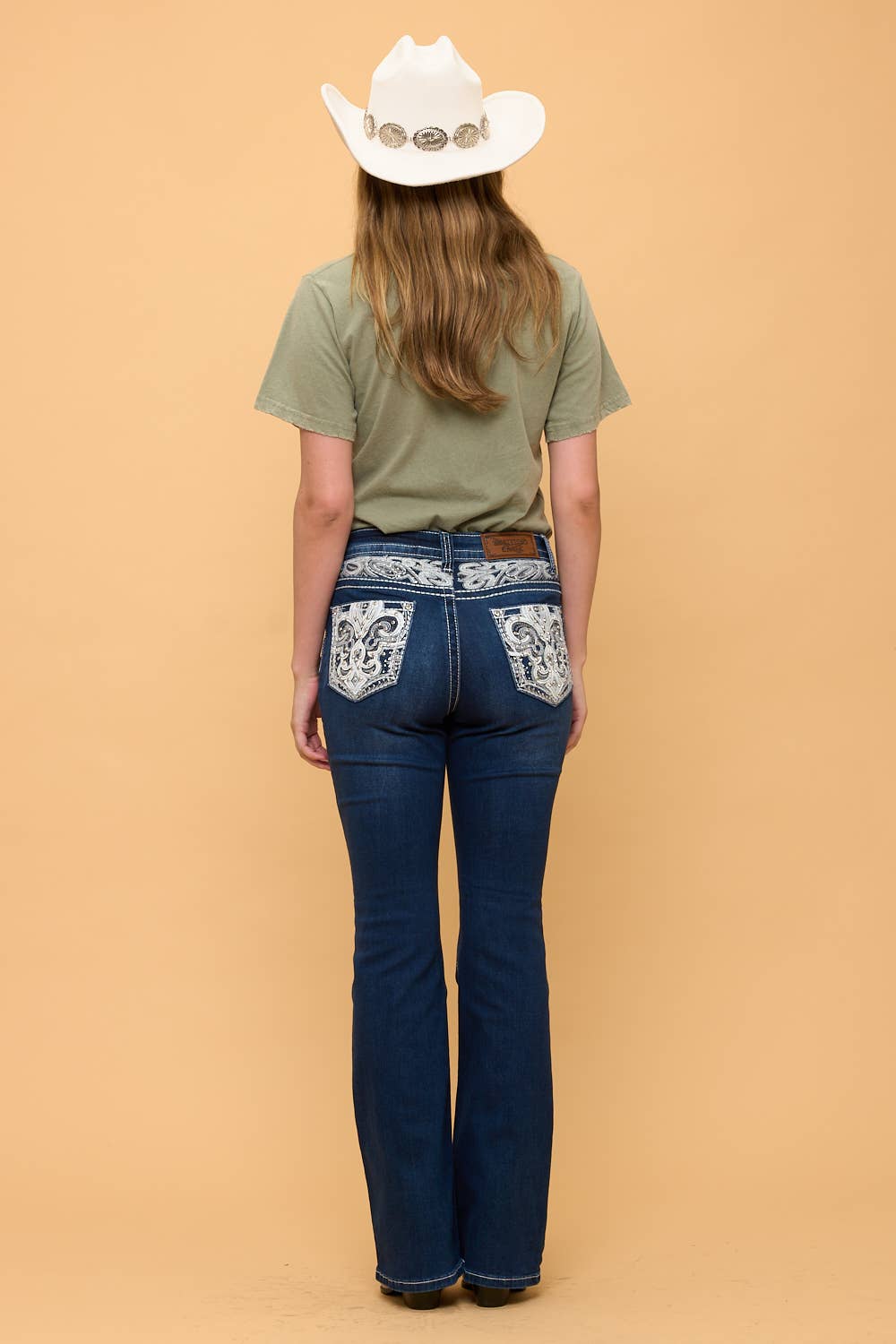 BOOTCUT STRETCHY RODEO COUNTRY WESTERN JEANS