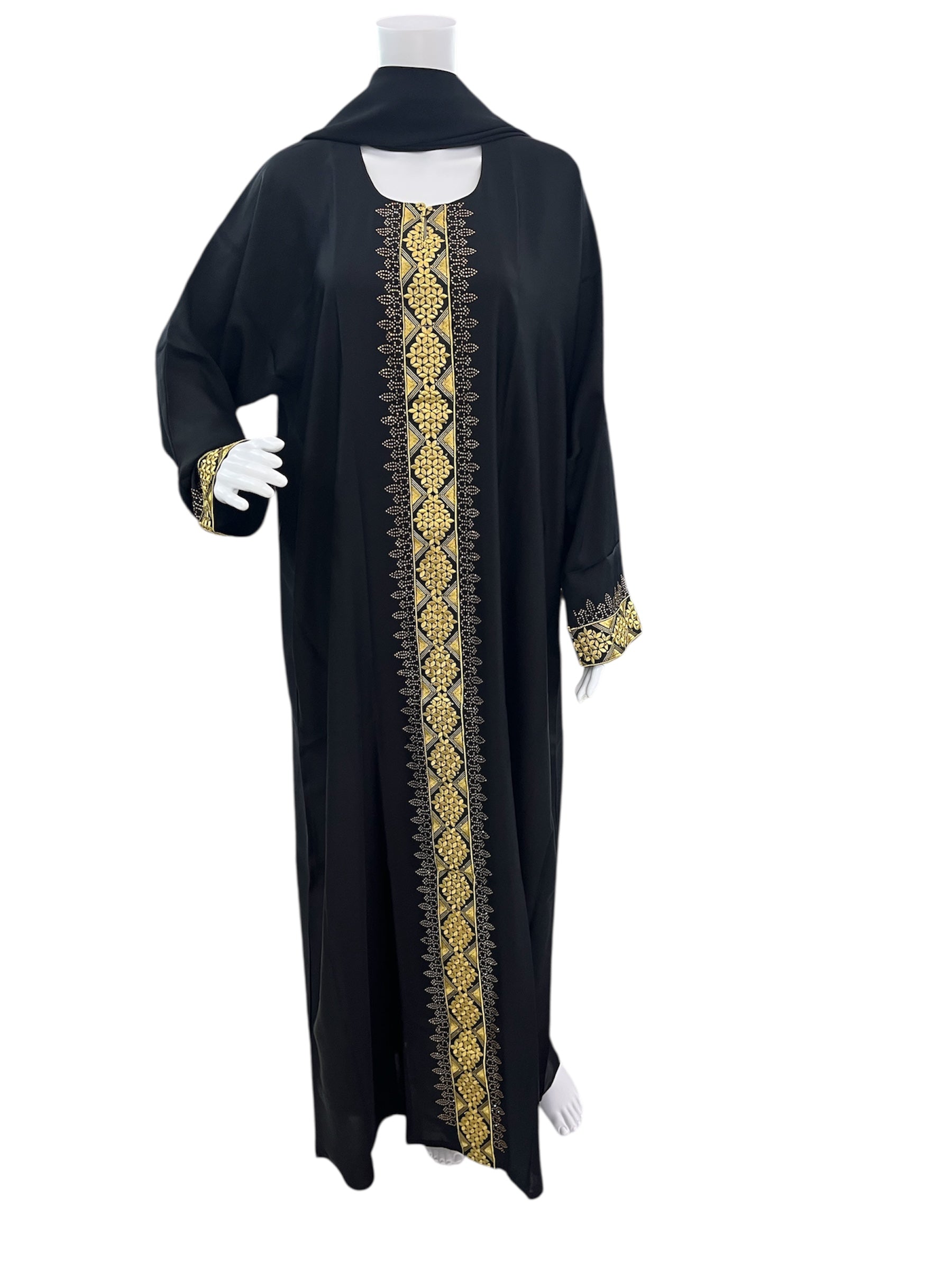 Abaya with embroidery
