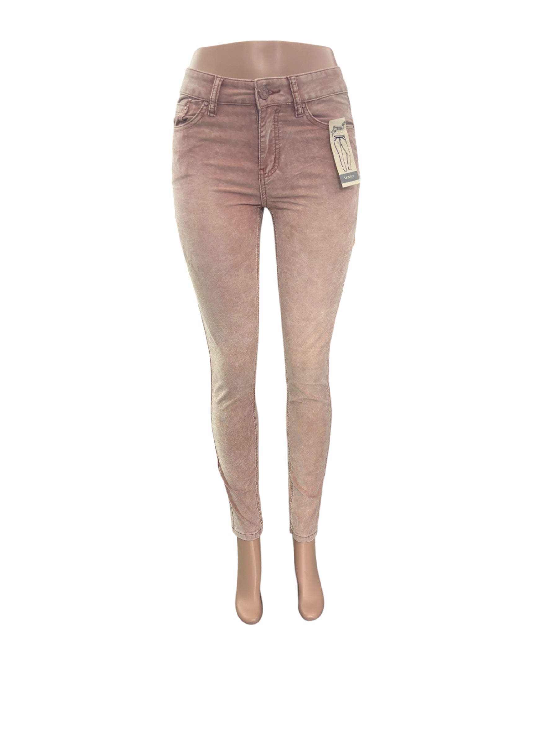 pink velvet jeans