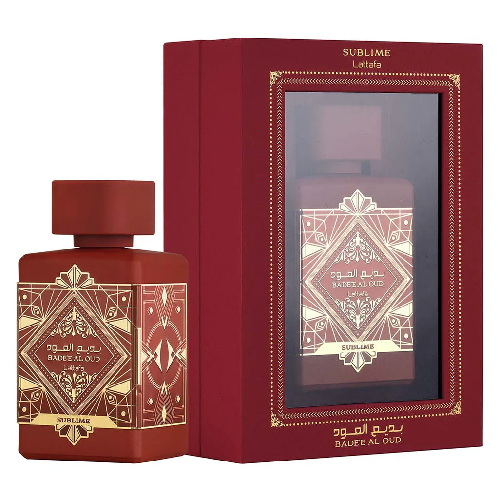 Lattafa Bade'e Al Oud Sublime - Tropical, Fruity, Fresh, Vanilla - Eau de Parfum Long-Lasting Fragrance for Unisex, 3.40 Ounce / 100 ml