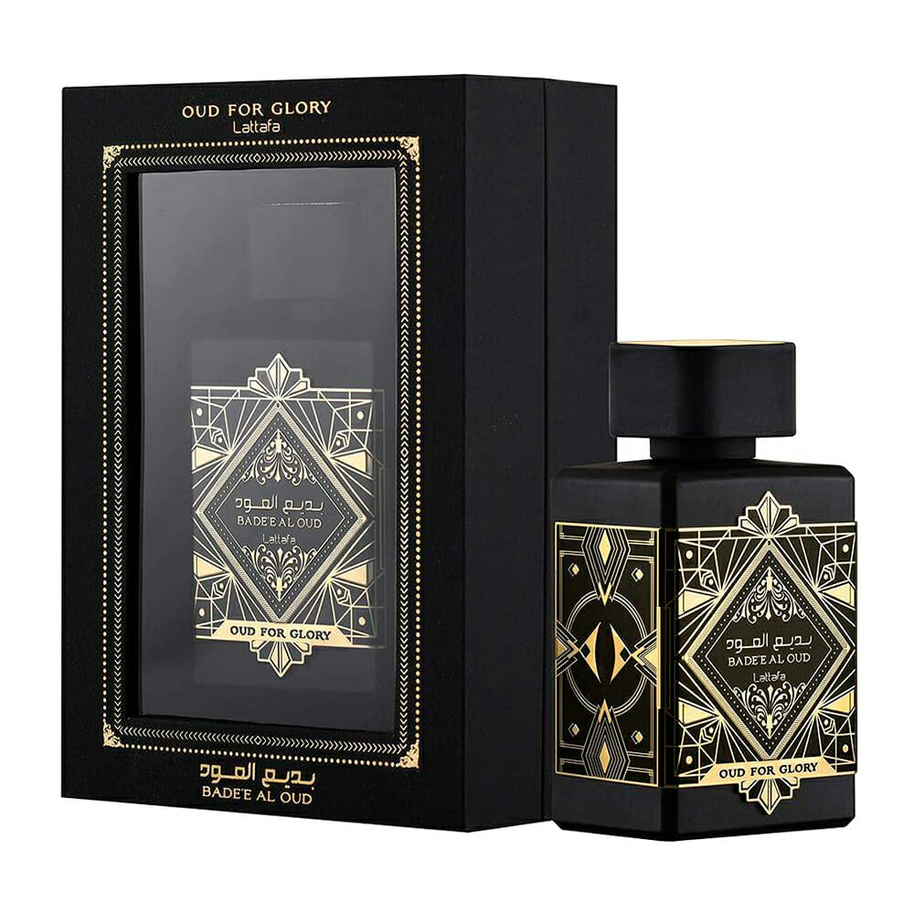 Lattafa Perfumes Bade'e Al Oud, Oud for Glory for Unisex Eau de Parfum Spray, 3.4 Ounce